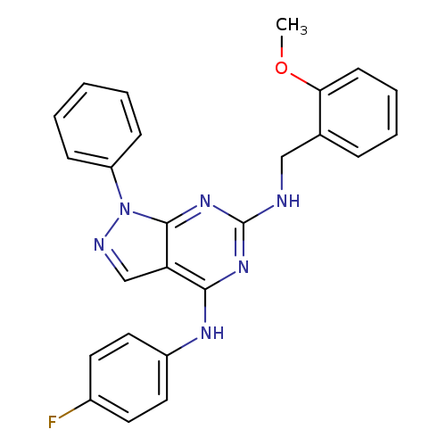 N4-(4-fluorophenyl)-N6-[(2-methoxyphenyl)methyl]-1-phenyl-1H-pyrazolo[3,4-d]pyrimidine-4,6-diamine