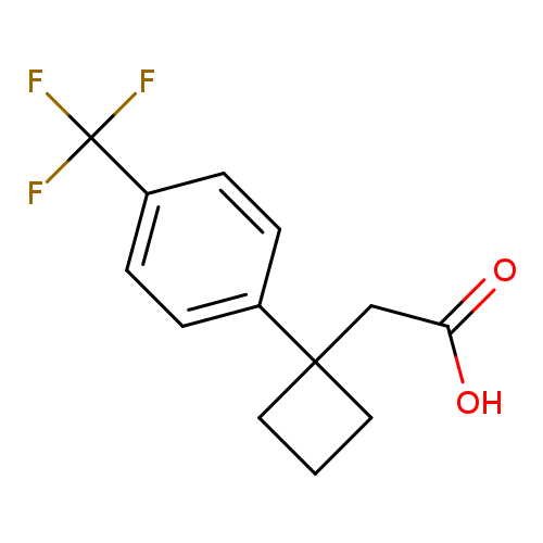2-(1-[4-(Trifluoromethyl)phenyl]cyclobutyl)acetic acid