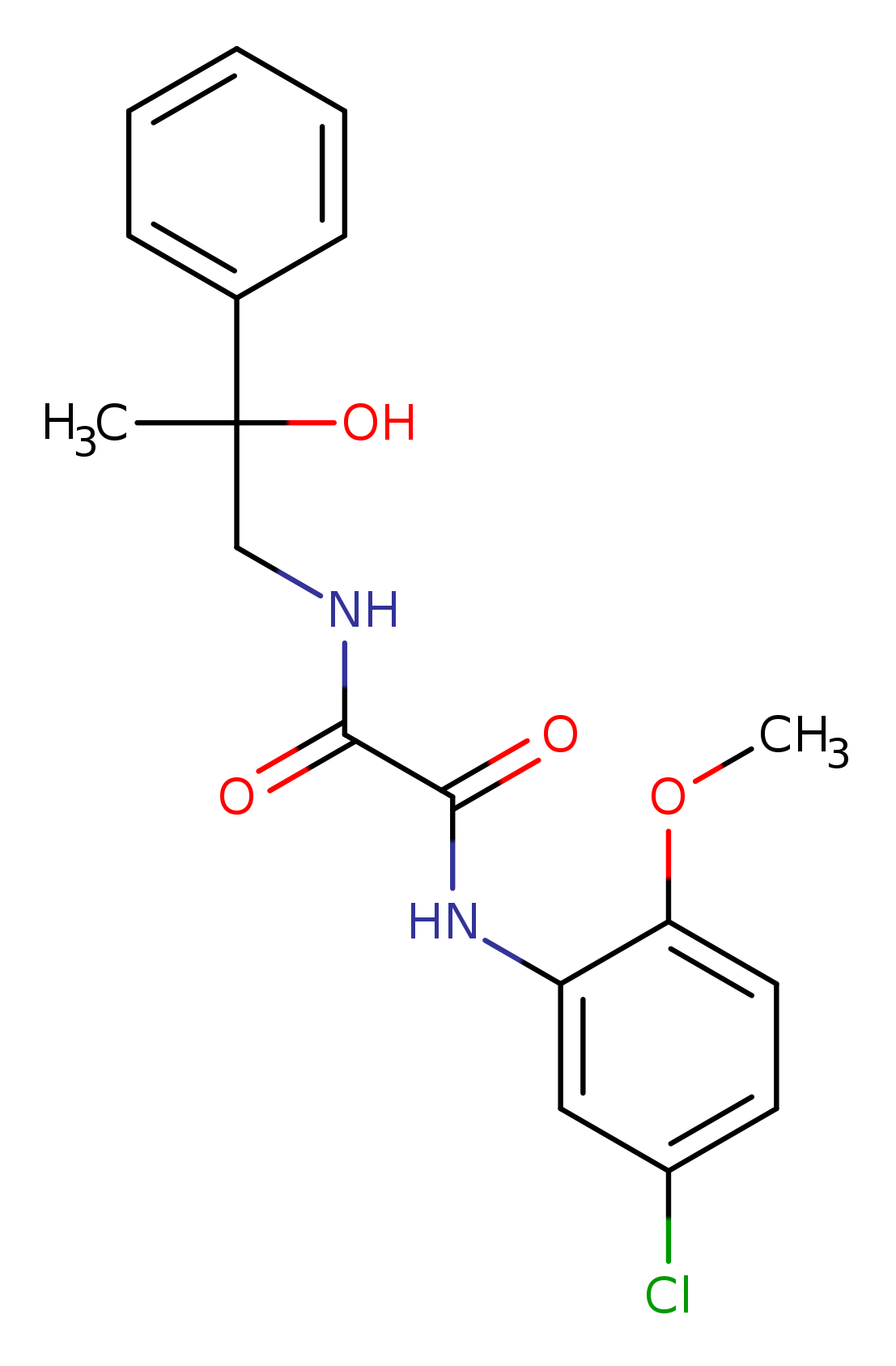 N-(5-chloro-2-methoxyphenyl)-N'-(2-hydroxy-2-phenylpropyl)ethanediamide