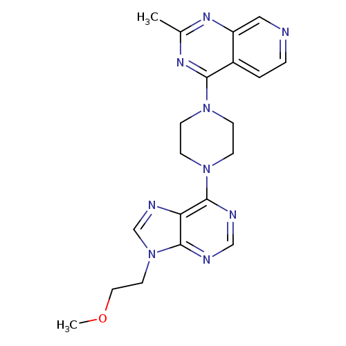 9-(2-methoxyethyl)-6-(4-{2-methylpyrido[3,4-d]pyrimidin-4-yl}piperazin-1-yl)-9H-purine