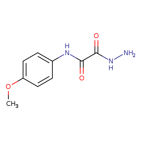 Acetic acid, 2-[(4-methoxyphenyl)amino]-2-oxo-, hydrazide