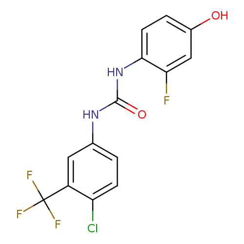 1-(4-Chloro-3-(trifluoromethyl)phenyl)-3-(2-fluoro-4-hydroxyphenyl)urea