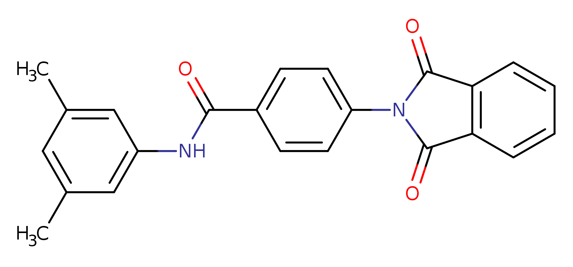 N-(3,5-dimethylphenyl)-4-(1,3-dioxo-2,3-dihydro-1H-isoindol-2-yl)benzamide