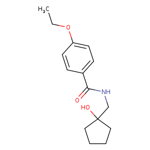 4-ethoxy-N-[(1-hydroxycyclopentyl)methyl]benzamide