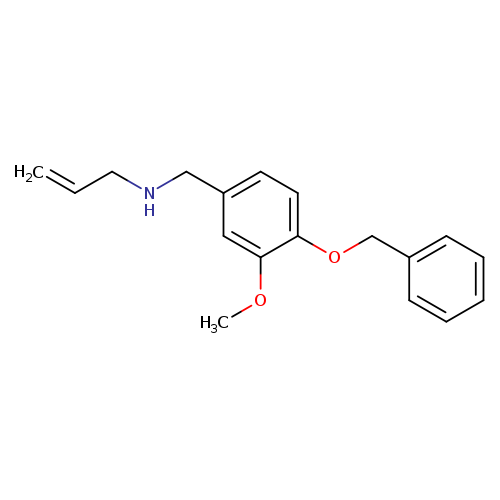 {[4-(benzyloxy)-3-methoxyphenyl]methyl}(prop-2-en-1-yl)amine
