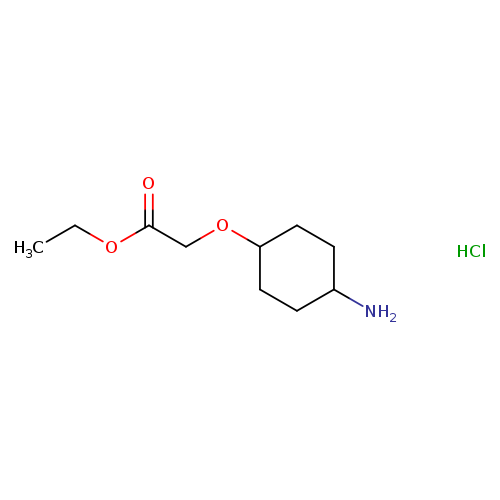 ethyl 2-[(4-aminocyclohexyl)oxy]acetate hydrochloride