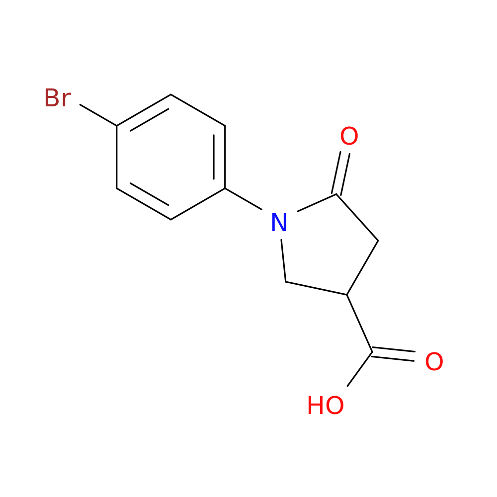 1-(4-Bromophenyl)-5-oxopyrrolidine-3-carboxylic acid