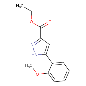 ethyl 5-(2-methoxyphenyl)-1H-pyrazole-3-carboxylate