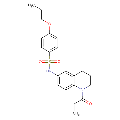 N-(1-propanoyl-1,2,3,4-tetrahydroquinolin-6-yl)-4-propoxybenzene-1-sulfonamide