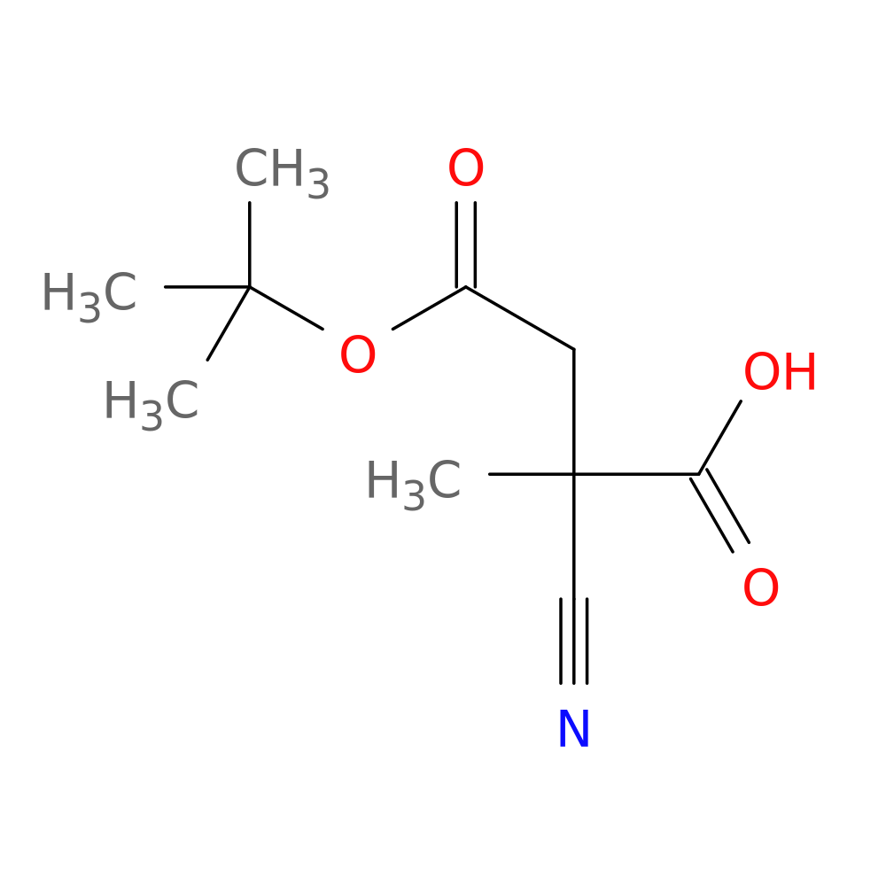4-(tert-butoxy)-2-cyano-2-methyl-4-oxobutanoic acid