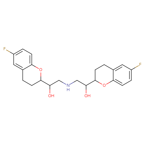 (1R)-1-[(2S)-6-fluoro-3,4-dihydro-2H-chromen-2-yl]-2-[[(2R)-2-[(2S)-6-fluoro-3,4-dihydro-2H-chromen-2-yl]-2-hydroxyethyl]amino]ethanol