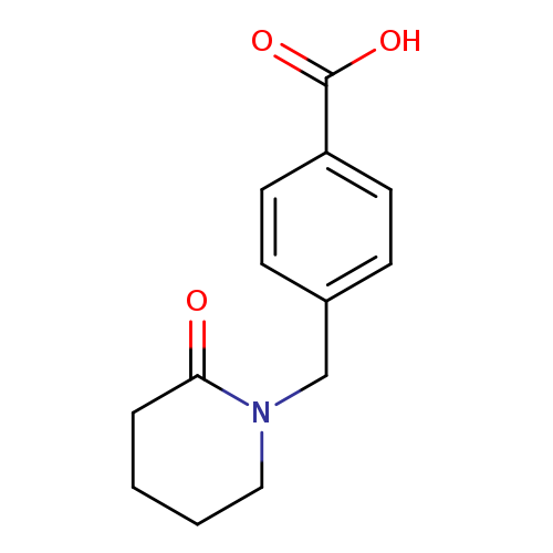 4-[(2-oxopiperidin-1-yl)methyl]benzoic acid
