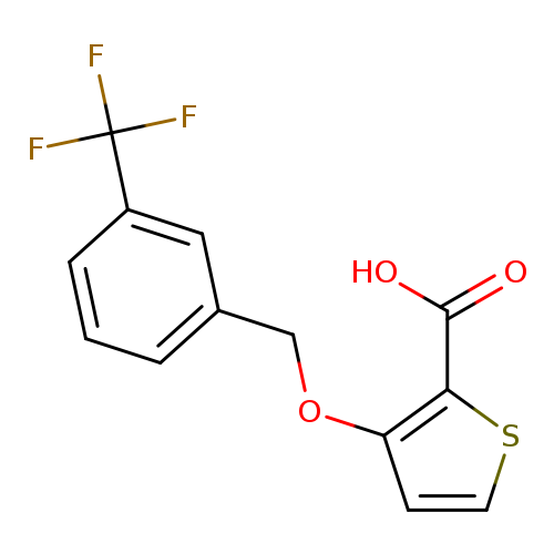 3-([3-(Trifluoromethyl)benzyl]oxy)-2-thiophene-carboxylic acid
