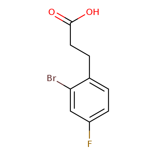 Benzenepropanoic acid, 2-bromo-4-fluoro-