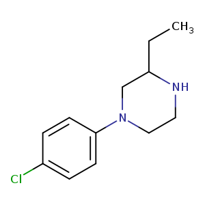 1-(4-chlorophenyl)-3-ethylpiperazine