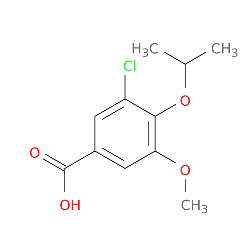 3-chloro-5-methoxy-4-(propan-2-yloxy)benzoic acid