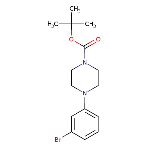 1-Piperazinecarboxylicacid, 4-(3-bromophenyl)-, 1,1-dimethylethyl ester