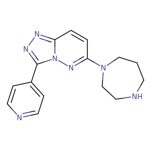 1-[3-(pyridin-4-yl)-[1,2,4]triazolo[4,3-b]pyridazin-6-yl]-1,4-diazepane