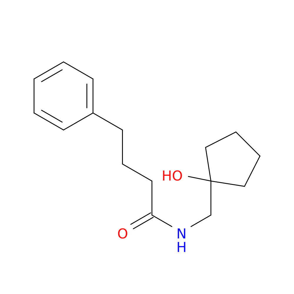 N-[(1-hydroxycyclopentyl)methyl]-4-phenylbutanamide