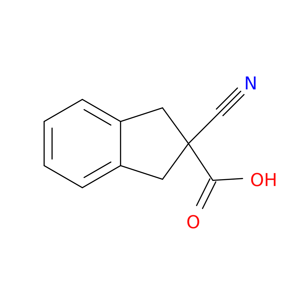 2-Cyano-1,3-dihydroindene-2-carboxylic acid