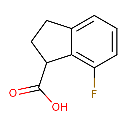7-fluoro-2,3-dihydro-1H-indene-1-carboxylicacid