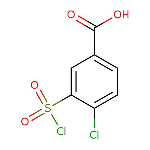 Benzoic acid, 4-chloro-3-(chlorosulfonyl)-