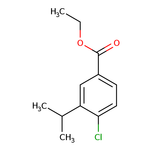 4-Chloro-3-(1-methylethyl)-benzoic acid ethyl ester