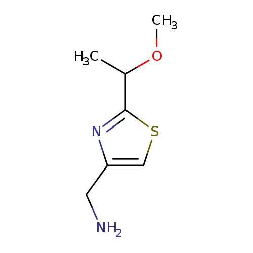 [2-(1-methoxyethyl)-1,3-thiazol-4-yl]methanamine