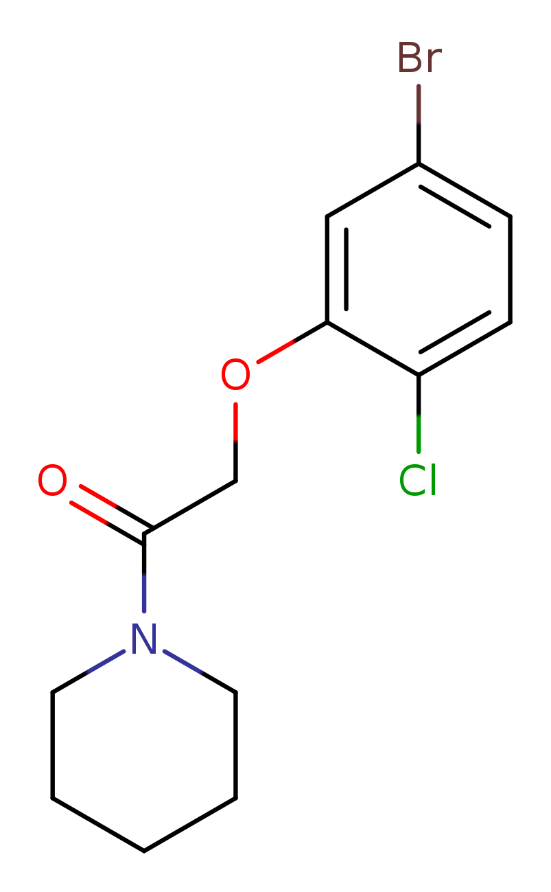 2-(5-Bromo-2-chlorophenoxy)-1-(piperidin-1-yl)ethanone