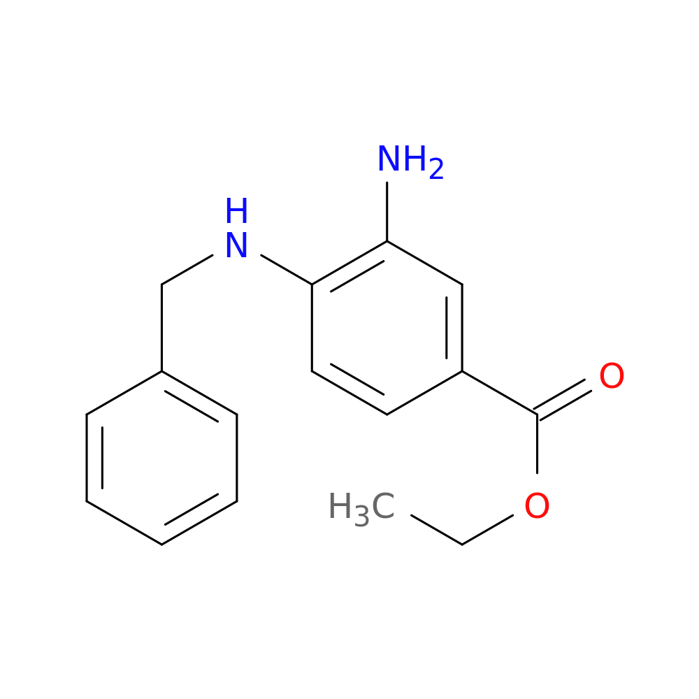 Ethyl 3-amino-4-(benzylamino)benzoate