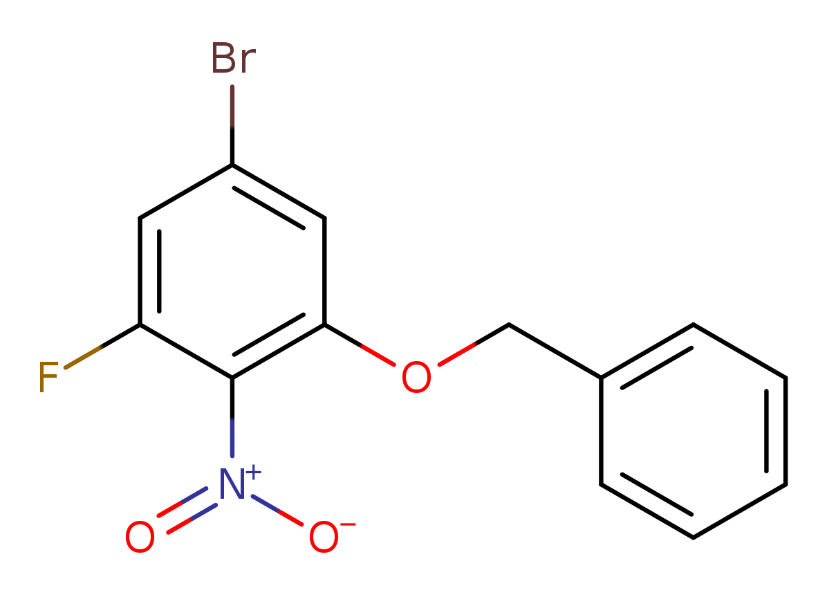 1-(Benzyloxy)-5-bromo-3-fluoro-2-nitrobenzene