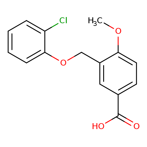 3-[(2-Chlorophenoxy)methyl]-4-methoxybenzoic acid