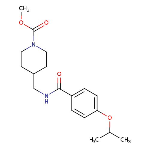 methyl 4-({[4-(propan-2-yloxy)phenyl]formamido}methyl)piperidine-1-carboxylate