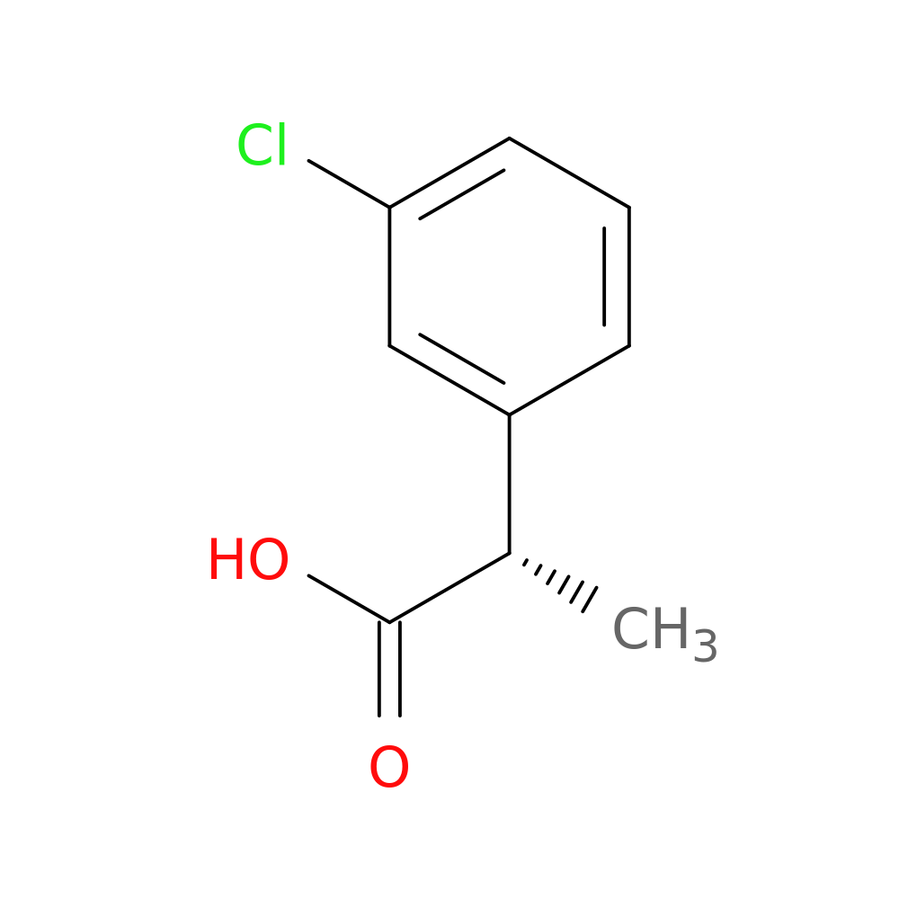 (2S)-2-(3-chlorophenyl)propanoic acid