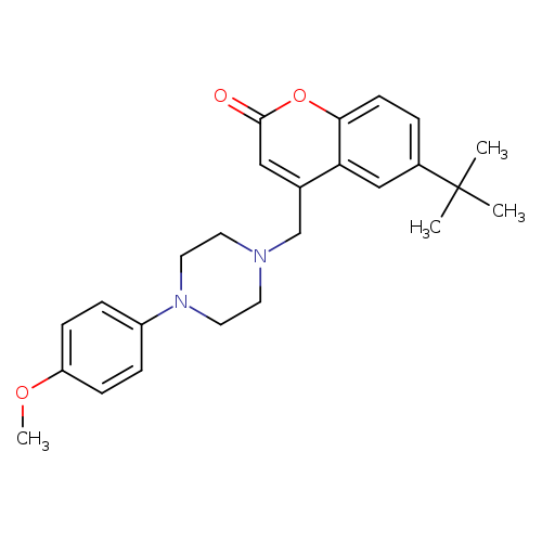 6-tert-butyl-4-{[4-(4-methoxyphenyl)piperazin-1-yl]methyl}-2H-chromen-2-one