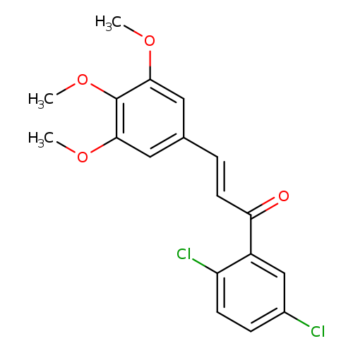 (2E)-1-(2,5-dichlorophenyl)-3-(3,4,5-trimethoxyphenyl)prop-2-en-1-one