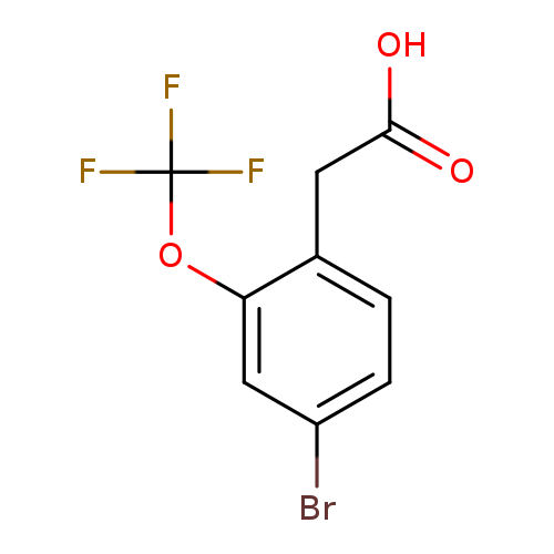 Benzeneacetic acid, 4-bromo-2-(trifluoromethoxy)-