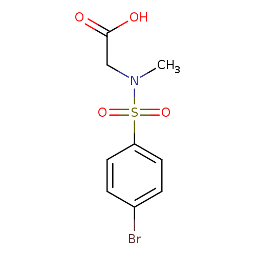 2-(N-methyl4-bromobenzenesulfonamido)acetic acid