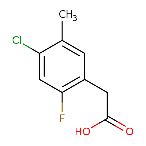 4-Chloro-2-fluoro-5-methylphenylacetic acid