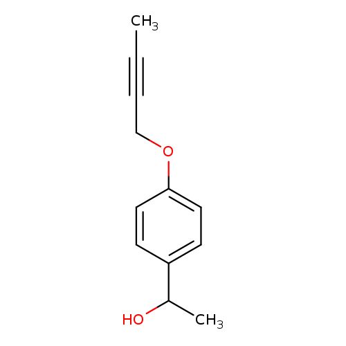 1-[4-(but-2-yn-1-yloxy)phenyl]ethan-1-ol