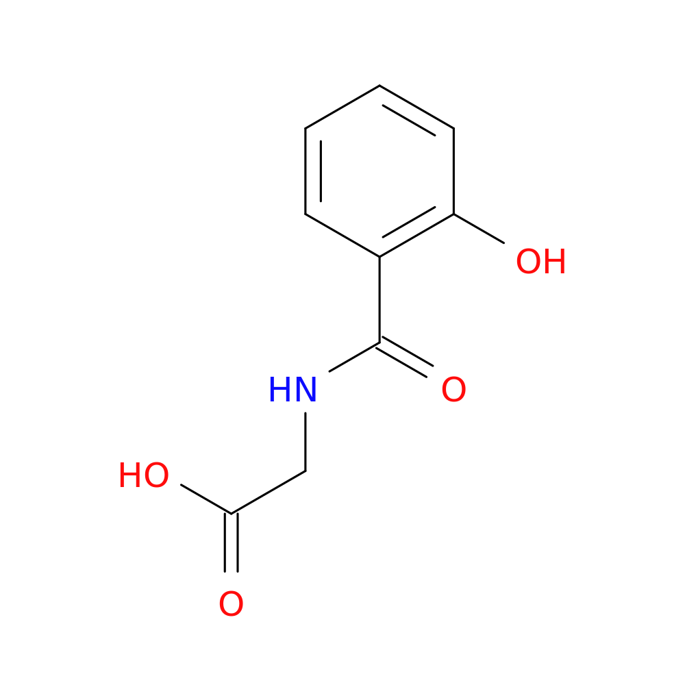 2-(2-Hydroxybenzamido)acetic acid