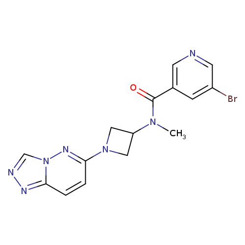 5-bromo-N-methyl-N-(1-{[1,2,4]triazolo[4,3-b]pyridazin-6-yl}azetidin-3-yl)pyridine-3-carboxamide
