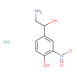4-(2-amino-1-hydroxyethyl)-2-nitrophenolhydrochloride