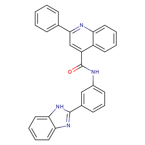 N-[3-(1H-1,3-benzodiazol-2-yl)phenyl]-2-phenylquinoline-4-carboxamide