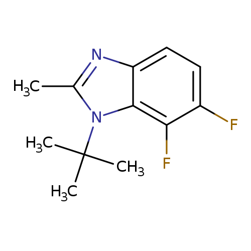 1-t-butyl-6,7-difluoro-2-methylbenzodiazole