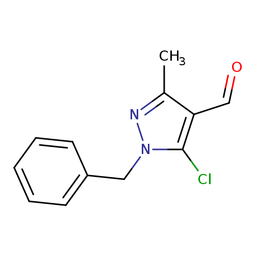 1-benzyl-5-chloro-3-methyl-1H-pyrazole-4-carbaldehyde