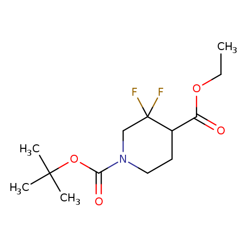 1-tert-Butyl 4-ethyl 3,3-difluoropiperidine-1,4-dicarboxylate