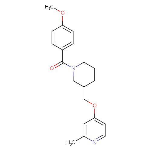 4-{[1-(4-methoxybenzoyl)piperidin-3-yl]methoxy}-2-methylpyridine
