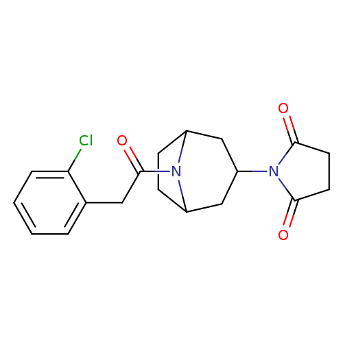 1-{8-[2-(2-chlorophenyl)acetyl]-8-azabicyclo[3.2.1]octan-3-yl}pyrrolidine-2,5-dione
