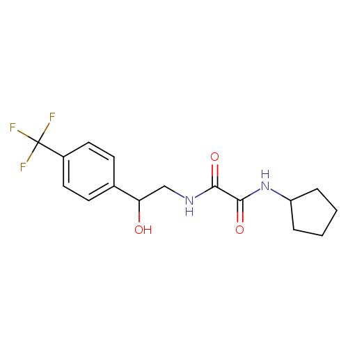 N-cyclopentyl-N'-{2-hydroxy-2-[4-(trifluoromethyl)phenyl]ethyl}ethanediamide